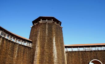 Tężnia solankowa w Wieliczce.
